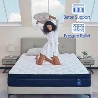 Queen/King Mattress,14 Inch Gel Memory Foam Hybrid Mattress in a Box,Motion Isolation Individually Pocket Innerspring 4