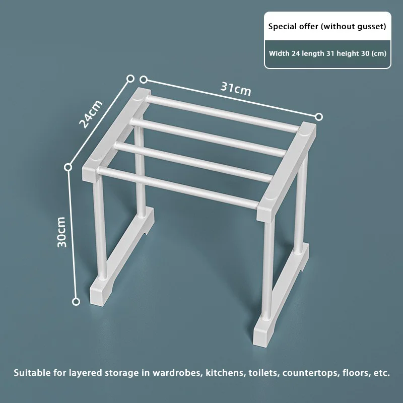 積み重ね可能なワードローブ層状伸縮ラックきちんとしたキッチン収納ディバイダー寮オーガナイザー棚衣類収納パーティションラック
