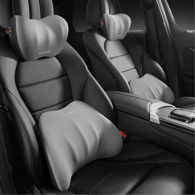 1 Pcs Car Memory Foam Lumbar Support Pillow Car Design Thin And Light Back  Cushion Improve Comfort And Reduce Driving Fatigue - Seat Supports -  AliExpress