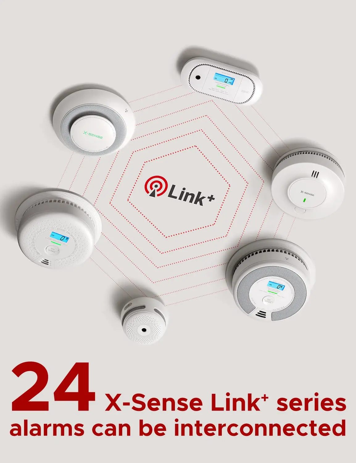Wireless Interconnected Combination Smoke and Carbon Monoxide Detector