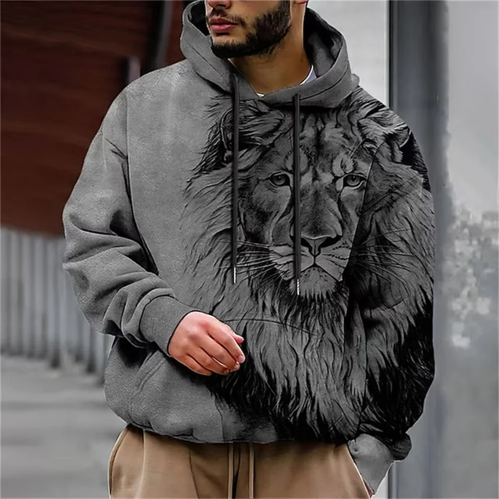 thumbnail image 1 of Sudadera con capucha divertida para hombre con estampado 3D de Divine Beast Green Dragon, estilo neutro, informal, de talla grande, 1 of 5