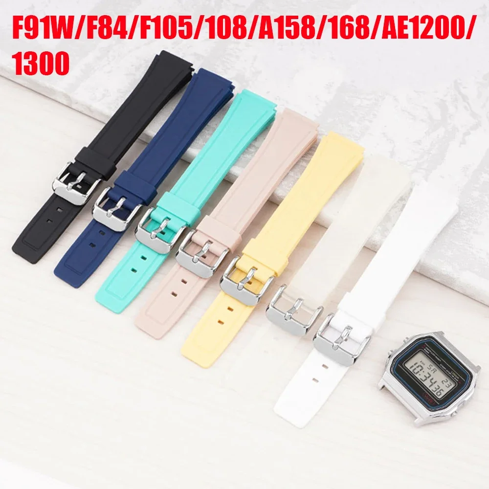 Beautiful Affordable Resin Watch Strap F-91WC-3A_K0013077 main image 0