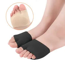 

Metatarsal Sleeve Pads Half Toe Bunion Sole Forefoot Gel Pads Cushion Half Sock Supports Prevent Calluses Blisters Pain Relief