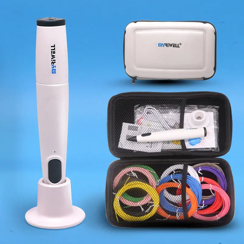 Myrwell RP300B low-temperature 3D pen 3D graffiti pen creative painting large capacity storage bag PCL filament