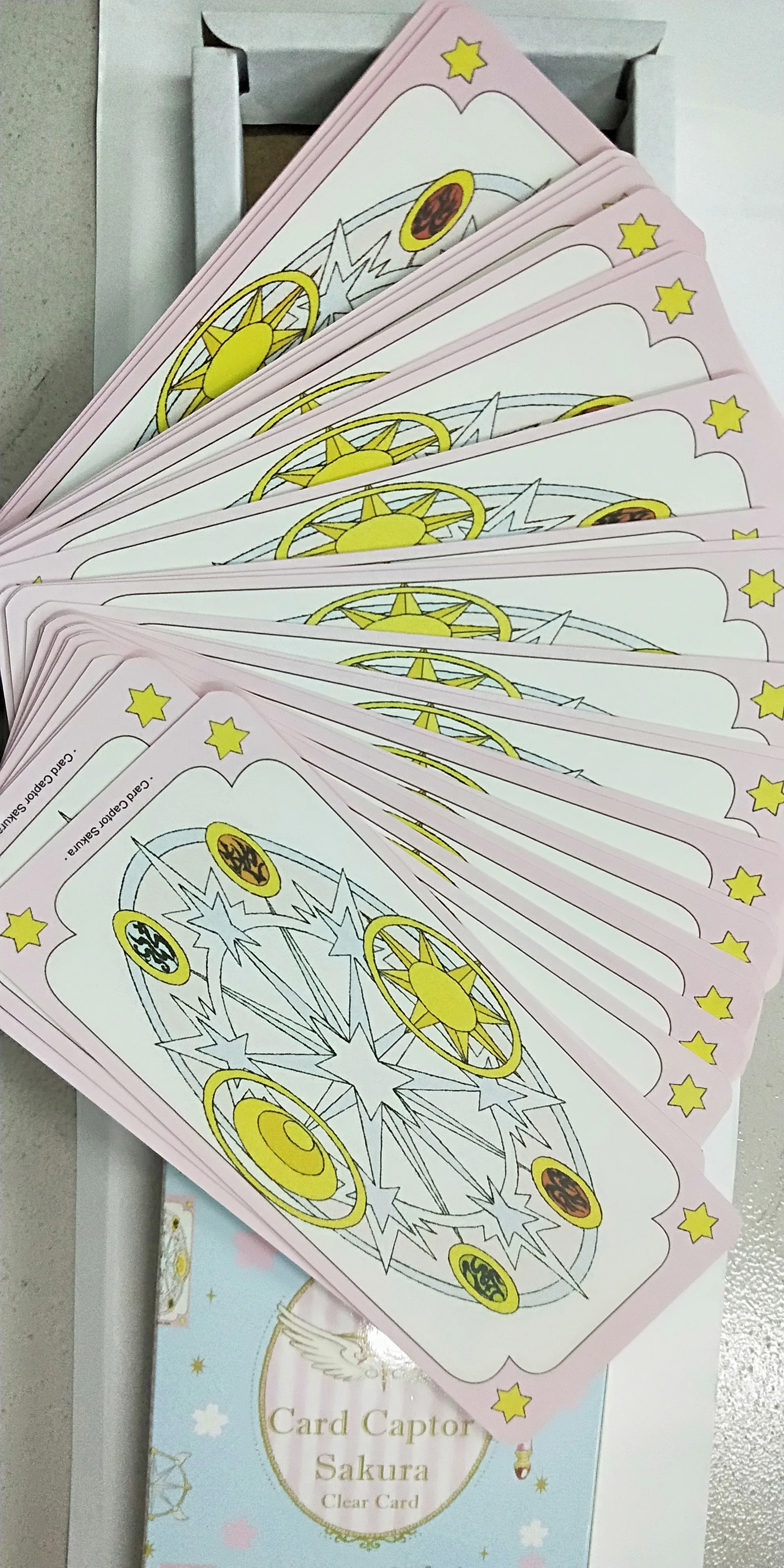 Anime Cardcaptor Sakura Clow Card Cosplay Prop KINOMOTO SAKURA Card Captor  Sakura Card Tarot Girl Table Toy for Family Christmas - AliExpress