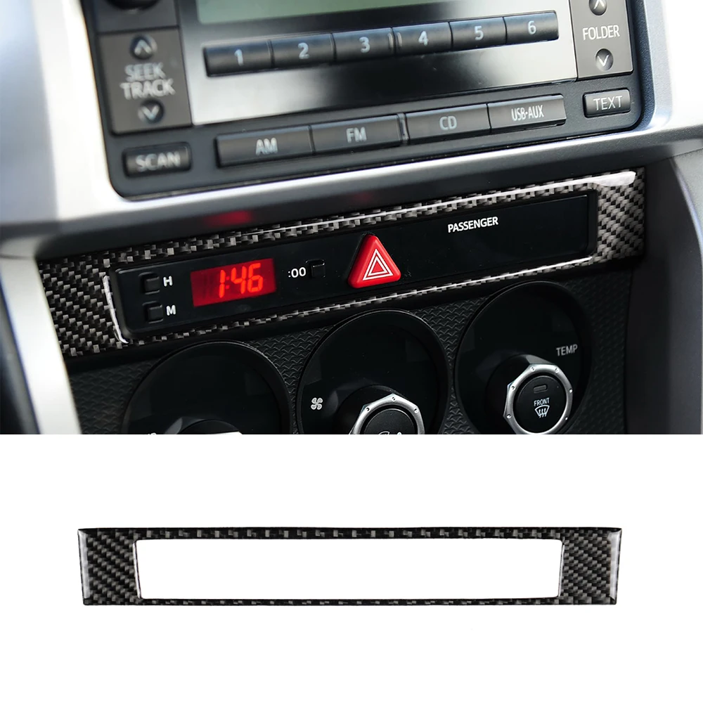 

For Subaru BRZ 86 2013-2020 Car Center Control Frame Decoration Cover Trim Sticker Decal Car Accessories