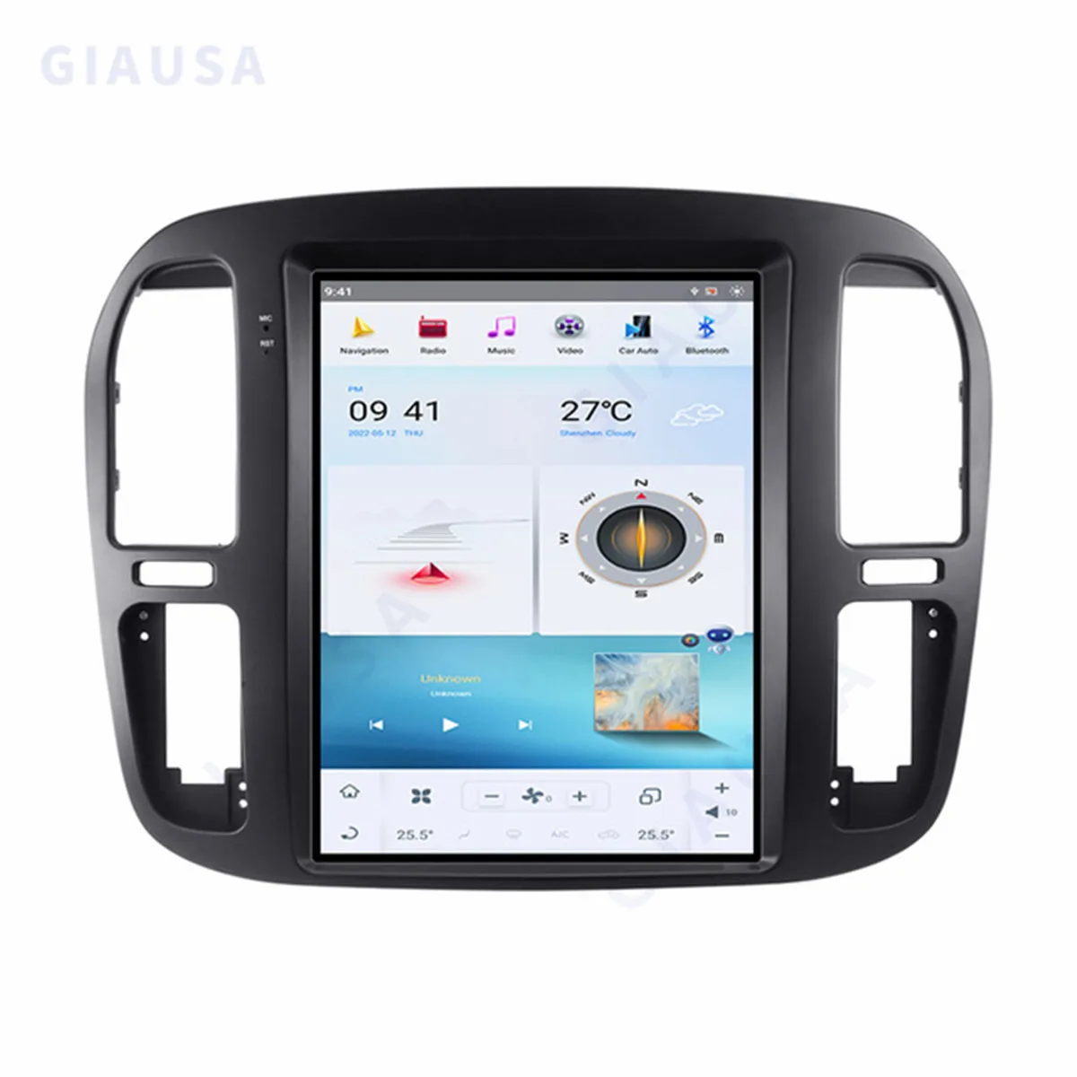 thumbnail image 1 of 12.1 Auto Stero para Lexus LX470 1992-2002 Tesla Style Android 12 6+128 Reproductor multimedia de navegación GPS para automóvil Radio principal Cinta IPS, 1 of 4