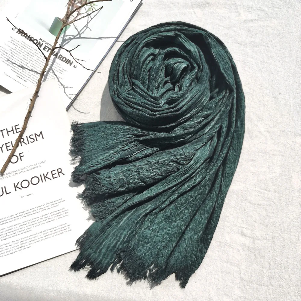 JFAN Invernale Sciarpa Donna Lungo Nappe Sciarpa Calda Cashmere Scarf Al Collo Elegante Scialle Scacchi Rosso Taglia Unica 127726932