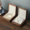 *Solid wood jewelry storage box, jewelry small box, portable and exquisite 5