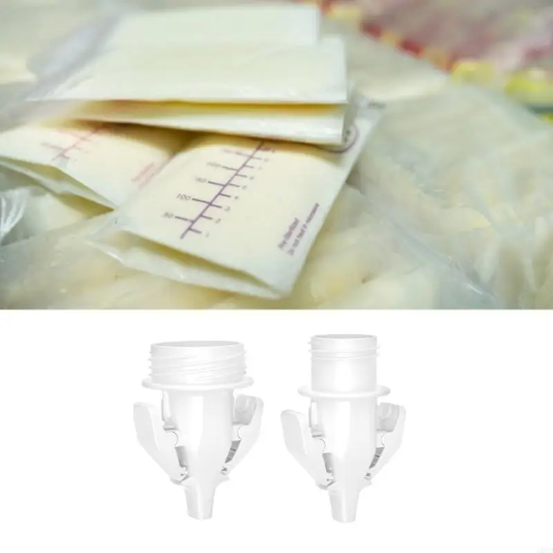 Practical Adapter Versatile Breastmilk Storage Bag Adapters Plastic for Spectra