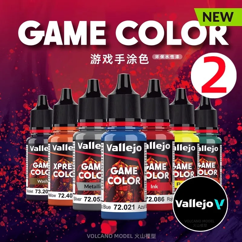 Vallejo GAME COLOR for all Fantasy and Wargame water-based AV paint 17ml acrylic paint