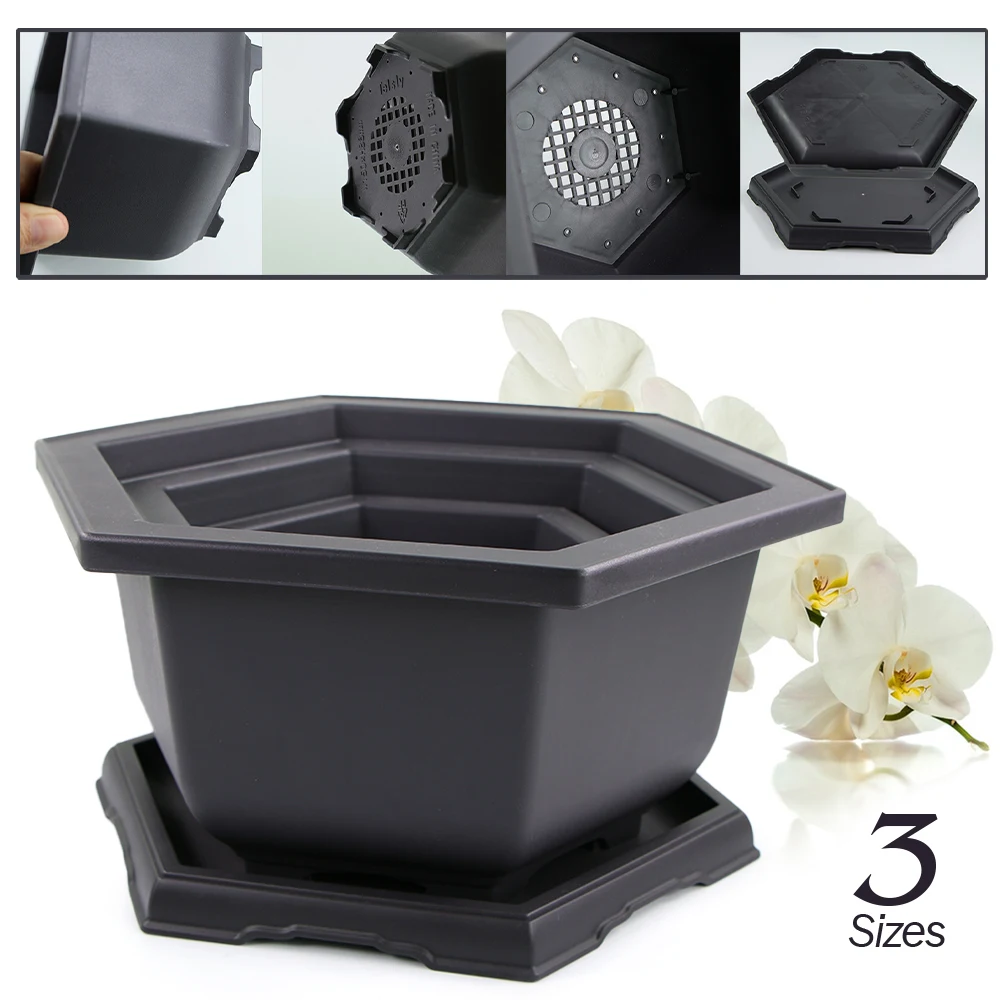 

1Pcs Imitation Purple Sand Plant Pot Bonsai Succulent Nursery Basin for Indoor Succulent Plant Bonsai Balcony Garden Containers