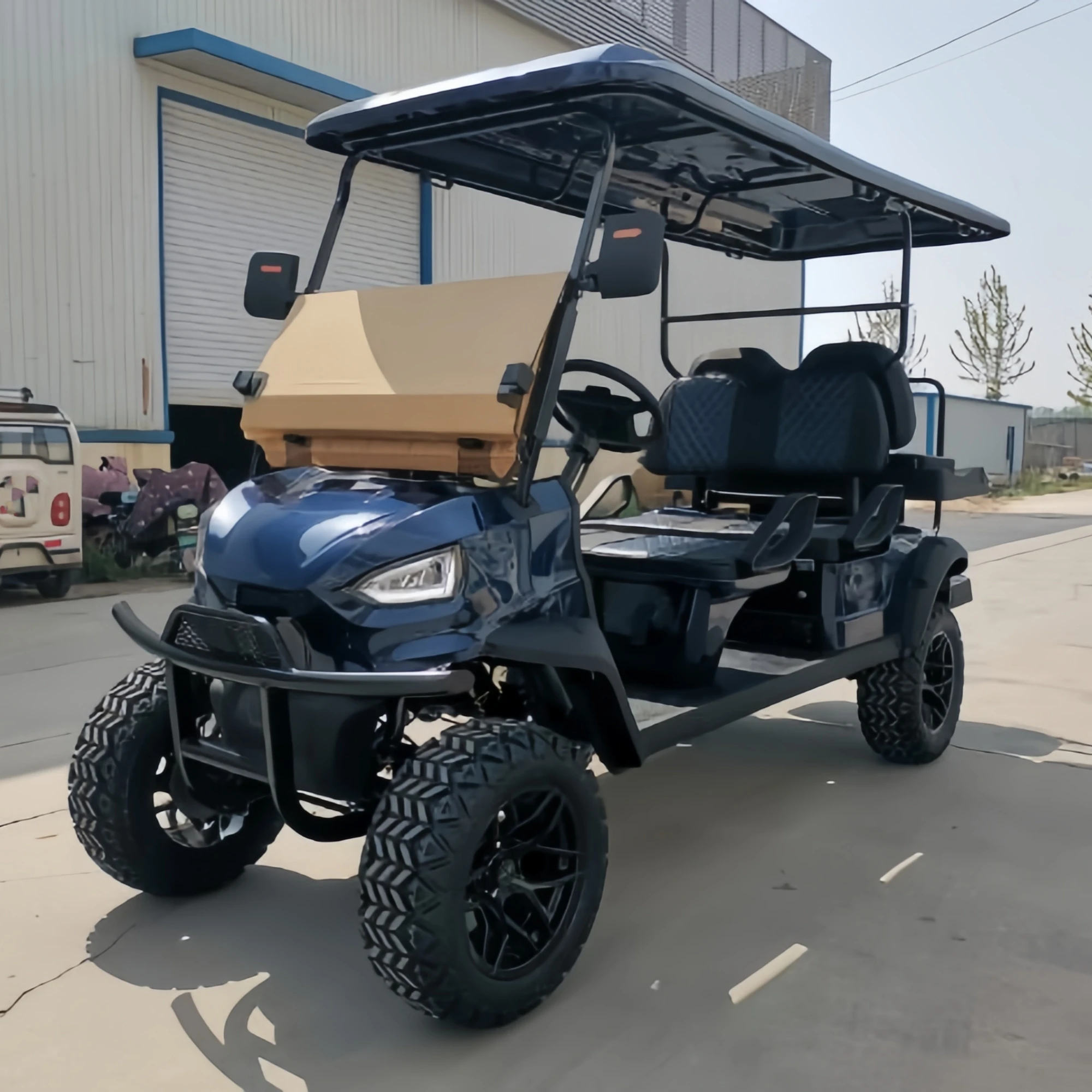 China Professional 48V 4 Seat Golf Car Lifted Buggy Electric Golf Carts