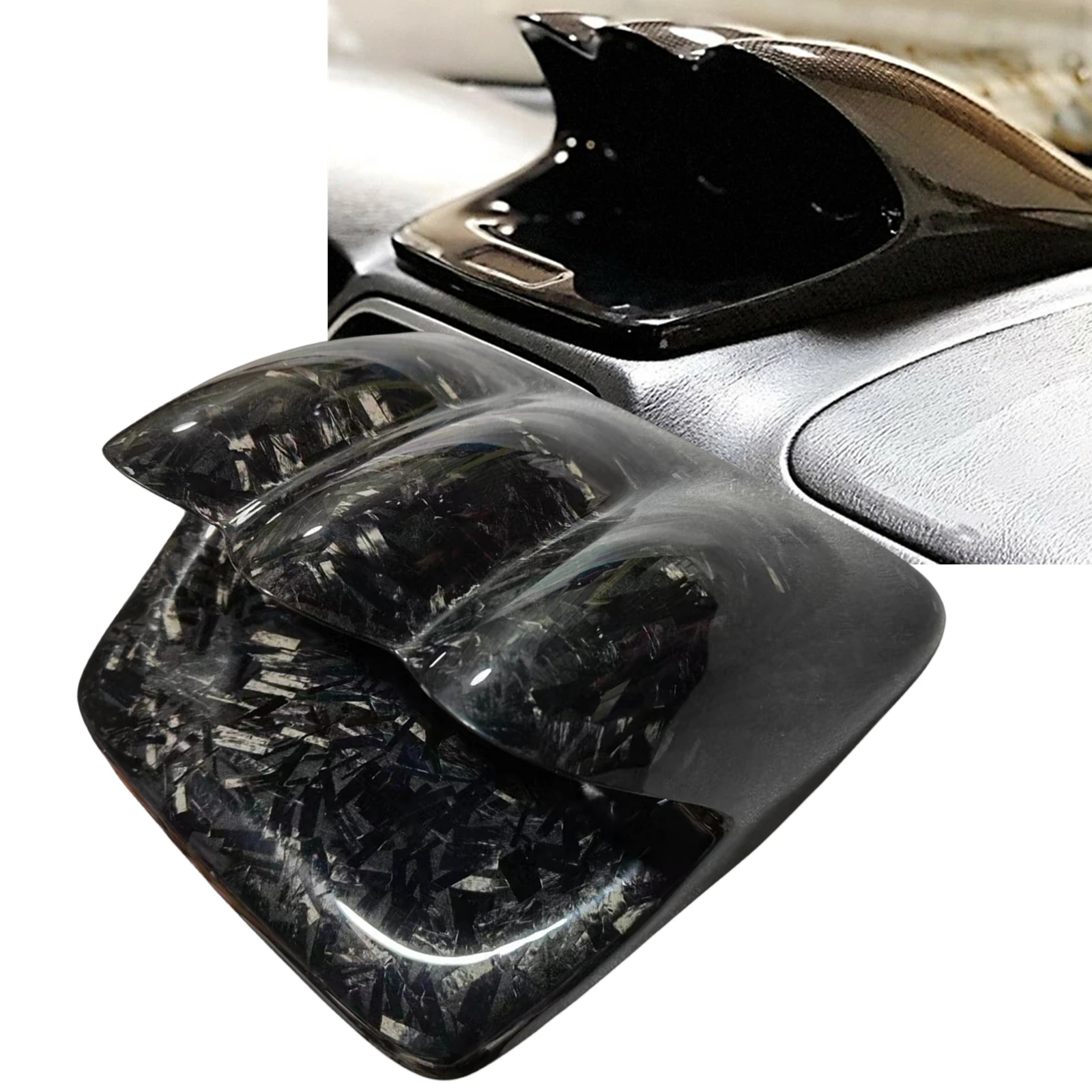 For Subaru Impreza WRX STI GDA GDB 2002 2003 2004 2005 2006 2007 60mm Carbon Fiber Triple Gauge Pod Dashboard Meter Dash Cover