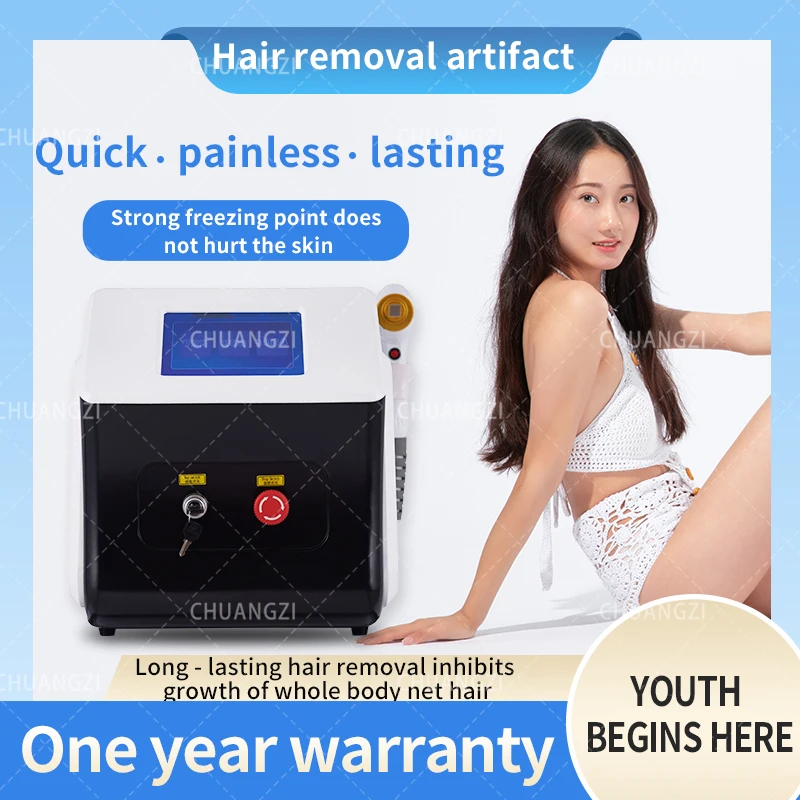 

Portable Laser Diode Hair Removal Machine 755 808 1064 Permennet Effect Diode Laser Professional Hair Removal Machine With CE