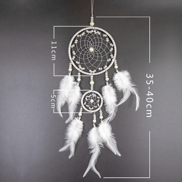 Pretty Wholesale vintage dream catcher long feather for Kids and Adults 