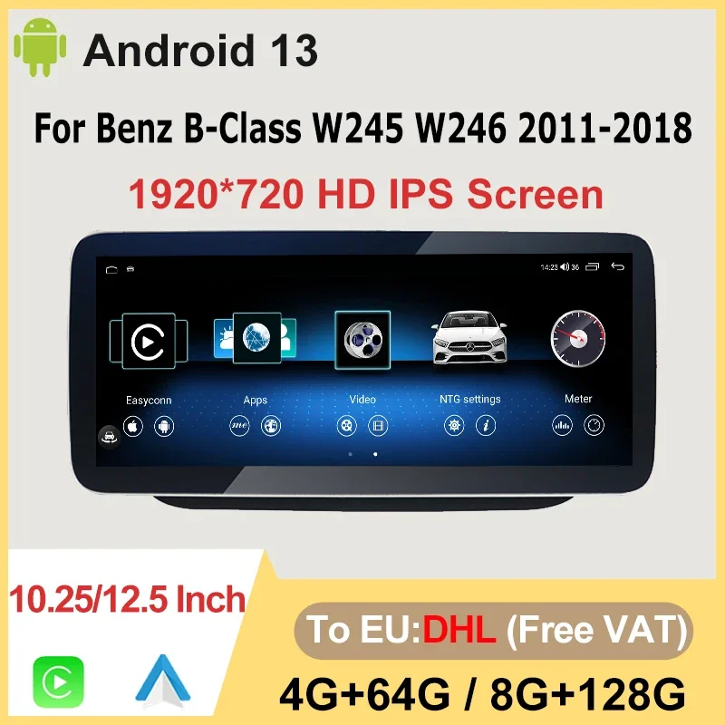 

Factory Price Navigation For Mercedes Benz B Class W245 W246 8Core Car Radio Stereo Multimedia Car Video Player Bluetooth Screen