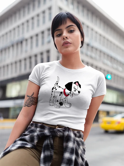 Disney 101 Dalmatians Woman T-shirt Spain Summer 2022 Streetwear Urban  Casual Life Women's Clothes Classic Vintage Harajuku - AliExpress