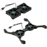 Cooler Stand Laptop Cooler Low Noise Cooling Portable Ultra Slim Gaming Laptop Cooling Pad Prevent Overheatin for 7-15 in Laptop - Image 2