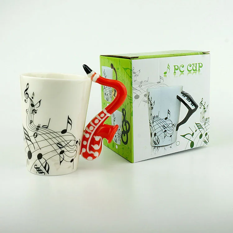Ceramic Mug Instrument Handle Mug Coffee Cup
