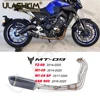Fz09 Mt09 Exhaust Full System For Yamaha mt-09 fz-09 Xsr900 2013 To 2021 Motorcycle Escape Exhaust Motorcycle Exhaust
