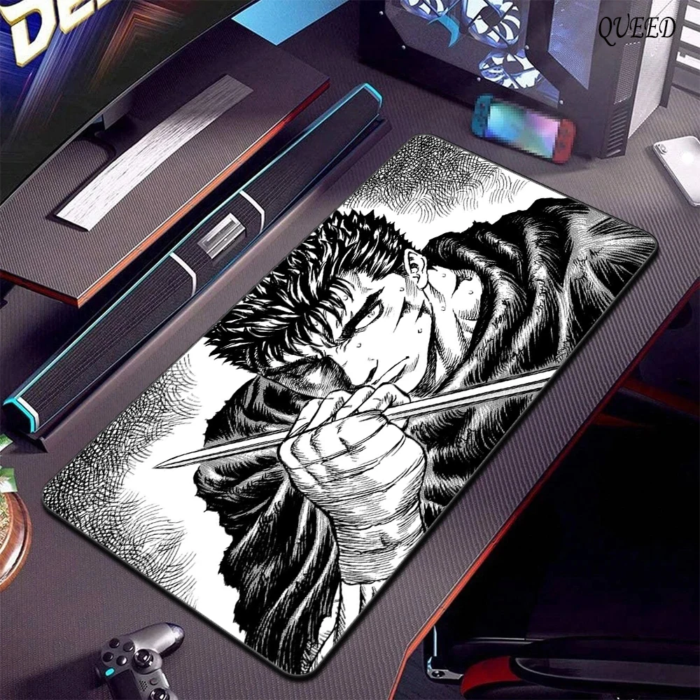 Enhanced Gaming Desk Mat - Berserk Guts Anime XXL Mousepad