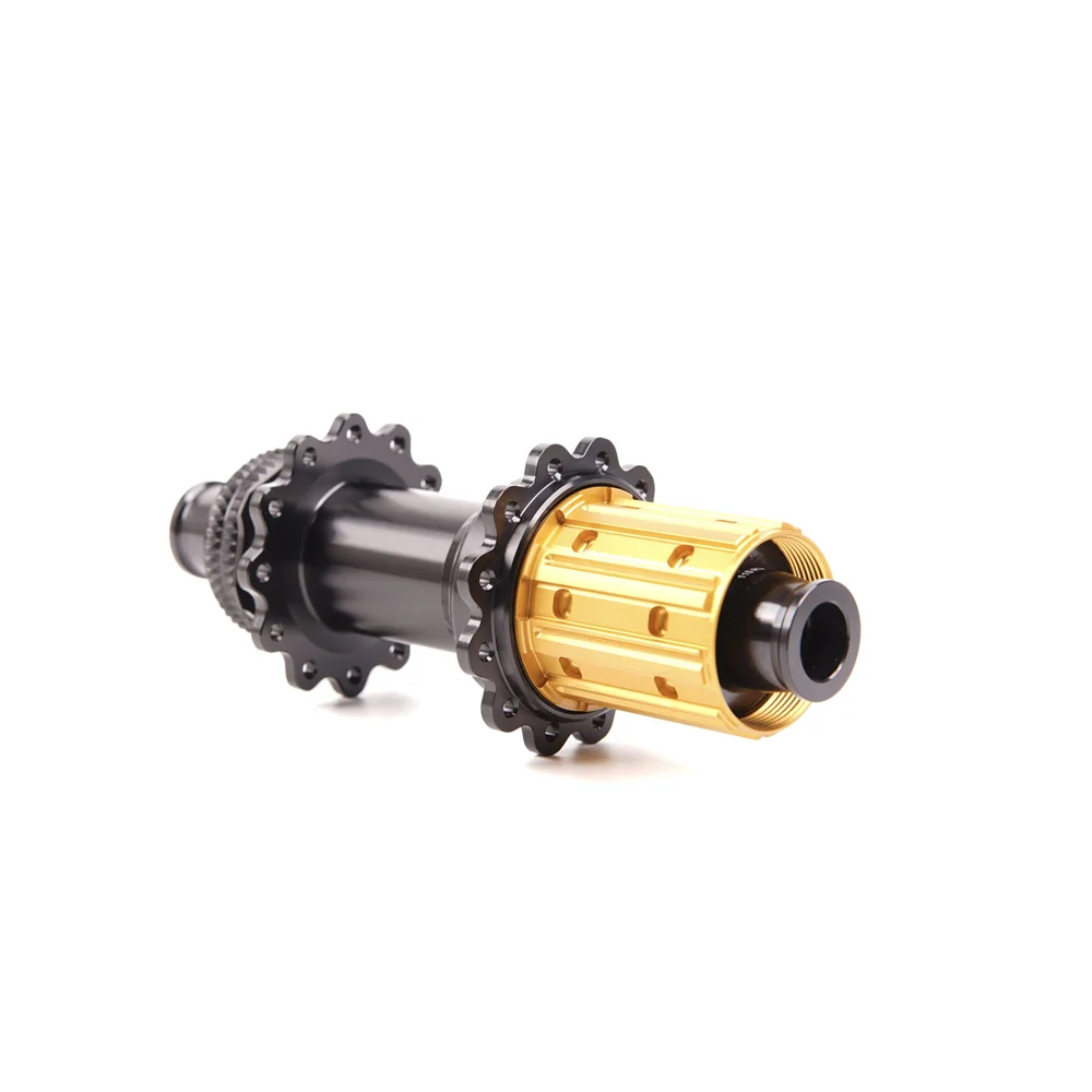 Description Picture 6 of itemBlack New Ultra Light Disc Brake Center Lock Road Bicycle Wheel Hub Aluminum Alloy 7075 24 Hole Spur Wheel 36T HG XDR 12 Speed