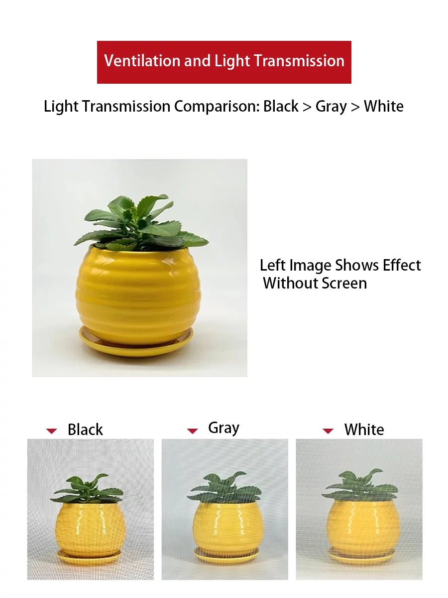 Eco-Friendly Mosquito Screen , Non-Slipping, Available in Black, Grey, and White, Suitable for Windows, Doors, and Balconies