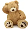 MorisMos Giant Teddy Bear with Big Footprints Plush Stuffed Animals Light Brown 39 inches 1 MorisMos Giant Teddy Bear with Big Footprints Plush Stuffed Animals Light Brown 39 inches 1