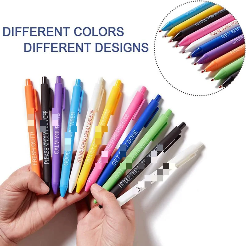 11Pcs Funny Pens Set for Adults,Premium Novelty Ballpoint Pen Complaining  Funny Office Gifts for Coworkers Students - AliExpress