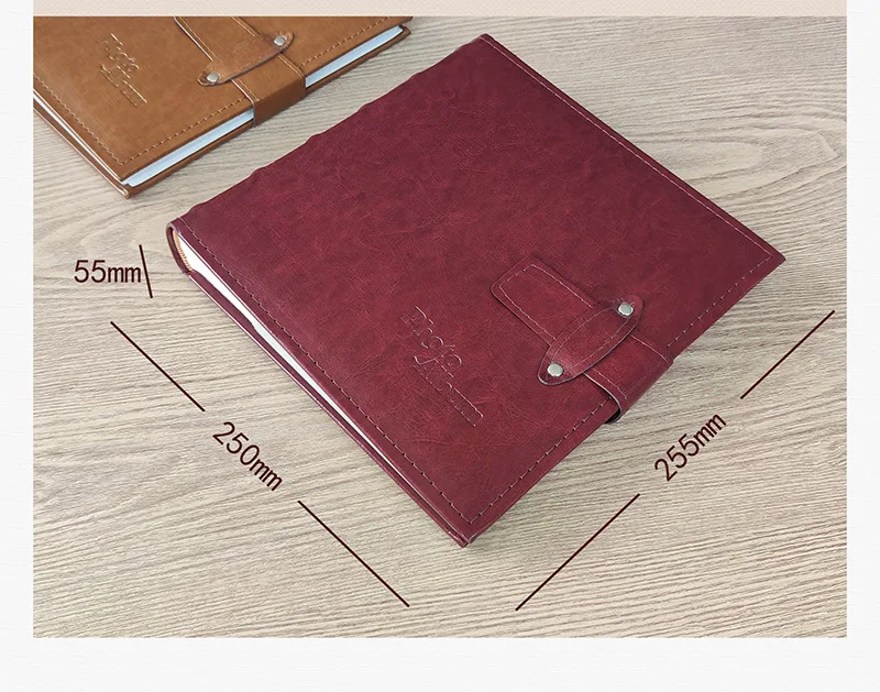 Big 6 inches 4R PU Leather Photo Album Pocket With Message Line Baby Book  Memories Interleaf Type For Wedding Travel 200 Photos
