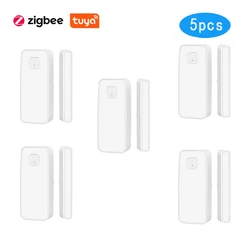 Détecteur d'ouverture de porte/fenêtre, wi fi, Tuya, alarme, Smart life, Compatible avec Alexa et Google Home, sécurité 