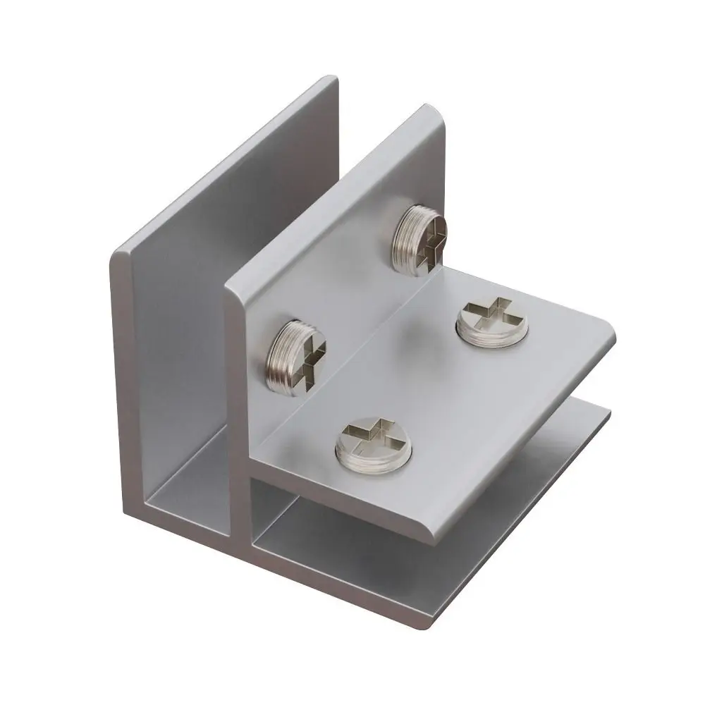 Description Picture 4 of itemHardware Wardrobe Cupboard Self-closing Frameless Clamp Glass Door Hinge Furniture Accessories Cabinet Door Hinge