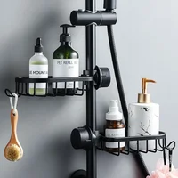 Bathroom Faucet Storage Rack Shower Soap Holder Bathroom Organization Shower Shelves Bathroom Accessories 1