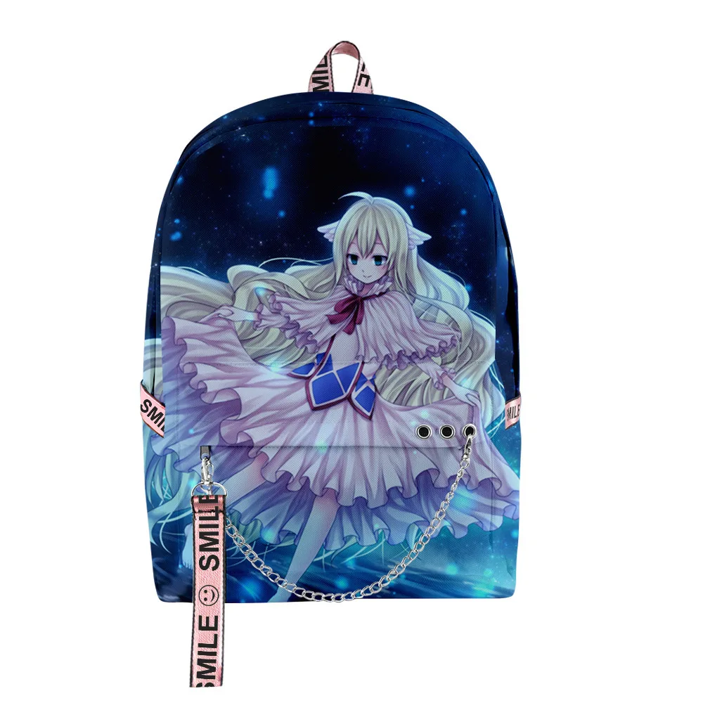 

Мультипликационная Новинка, классные школьные ранцы с хвостом феи, унисекс, Водонепроницаемые многофункциональные дорожные рюкзаки из ткани Оксфорд для ноутбука с 3D принтом