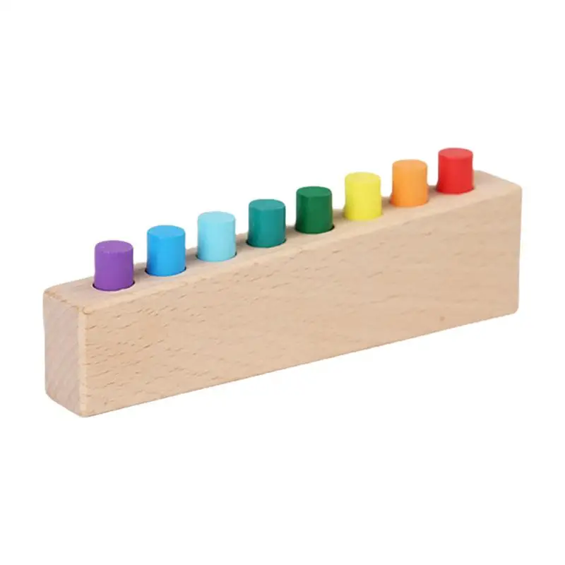 

Kid Color Matching Toy Wooden Sorting Stacking Toys For Baby Early Learning Educational Toys For Children Kids Outdoors Toys