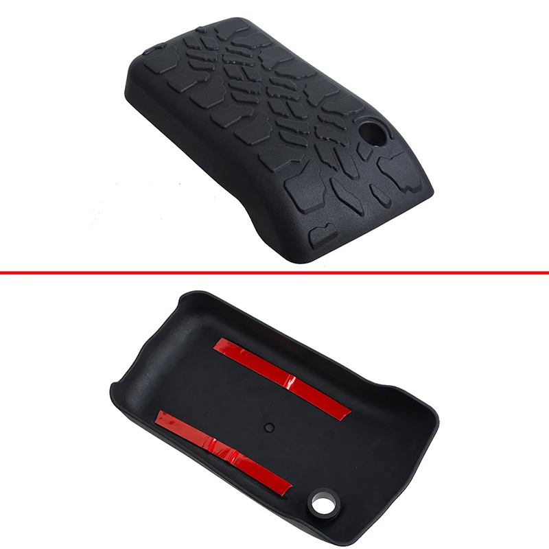 Boîte de rangement pour accoudoir de console centrale de voiture, housse de protection de coussin en polymères, accessoires noirs, convient pour Jeep Wrangler TJ 1997-2006