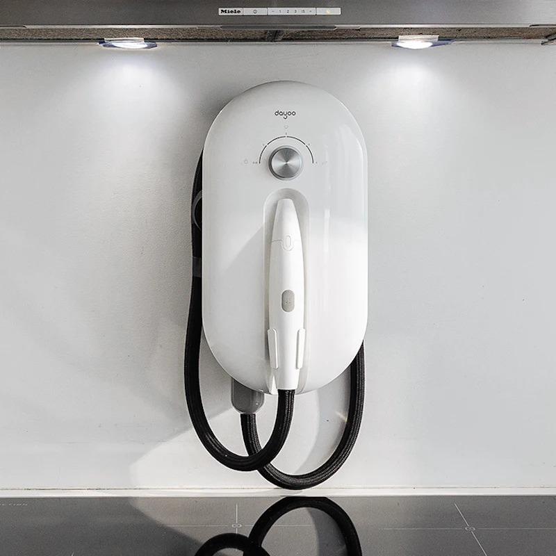 Dayoo 소형 주방 휴대용 스팀 청소기, 900ml 물 탱크, 1800w 3bar 포함