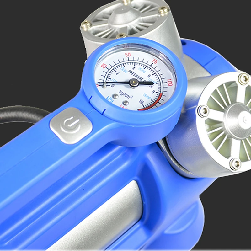 Vehicle-mounted Inflation Pump 12v Double-cylinder Four-cylinder High-pressure S