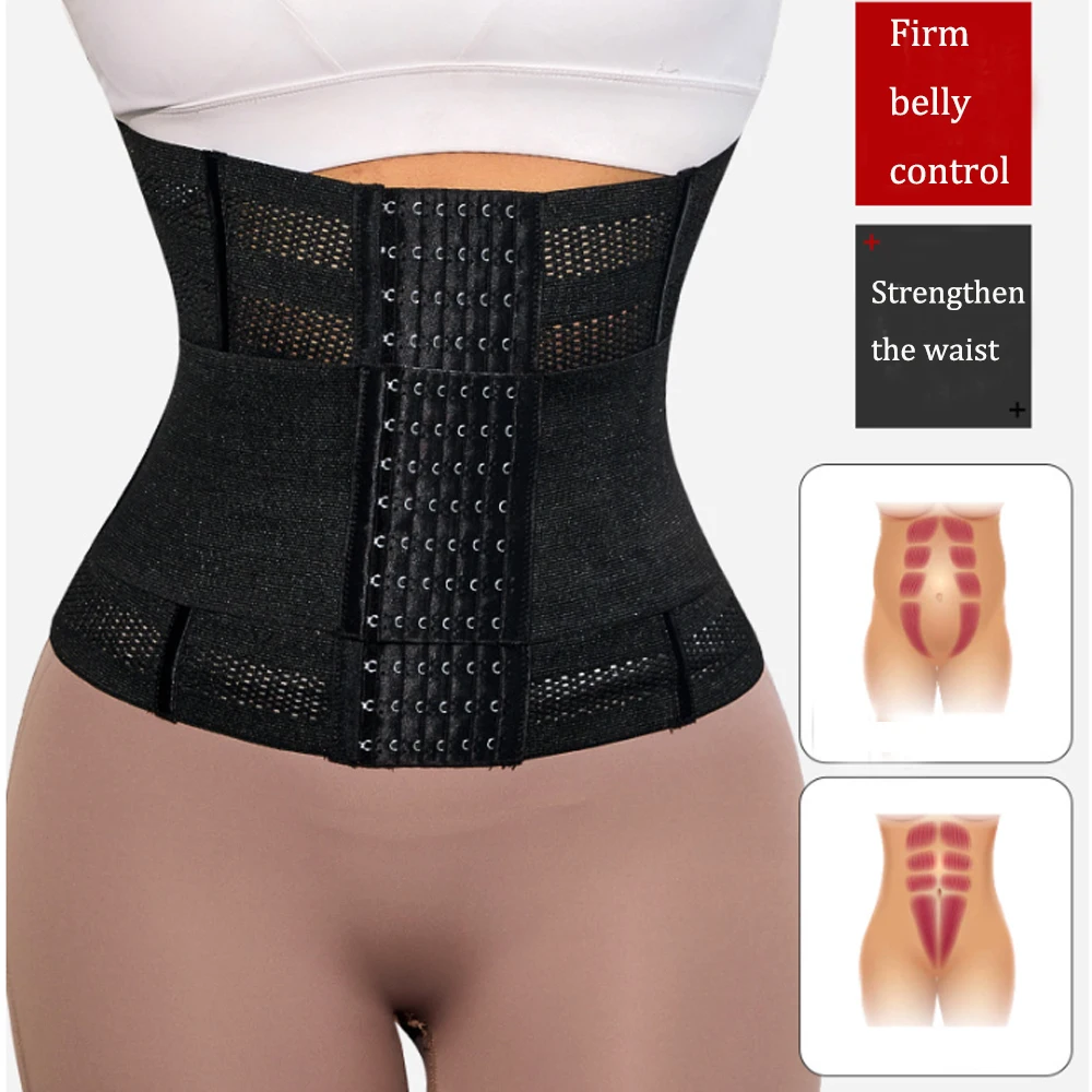 Waist Trainer Belt Corset Femme Workout Slimming Belt Firm Waist Support Tummy Control Shapewear Waist Cincher