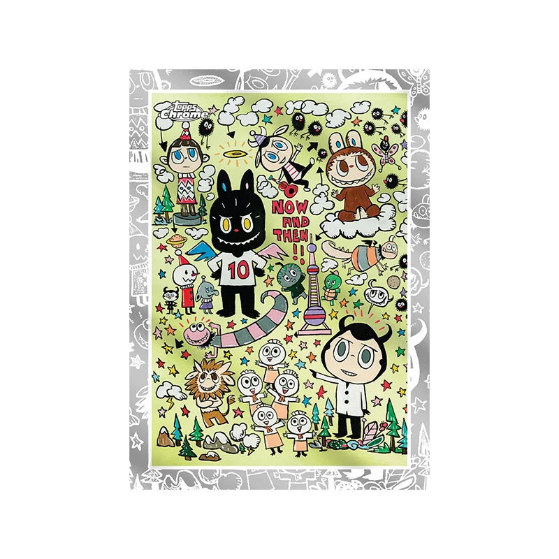 2025 Topps Labubu Chrome 10th Anniversary Hobby Box Collection