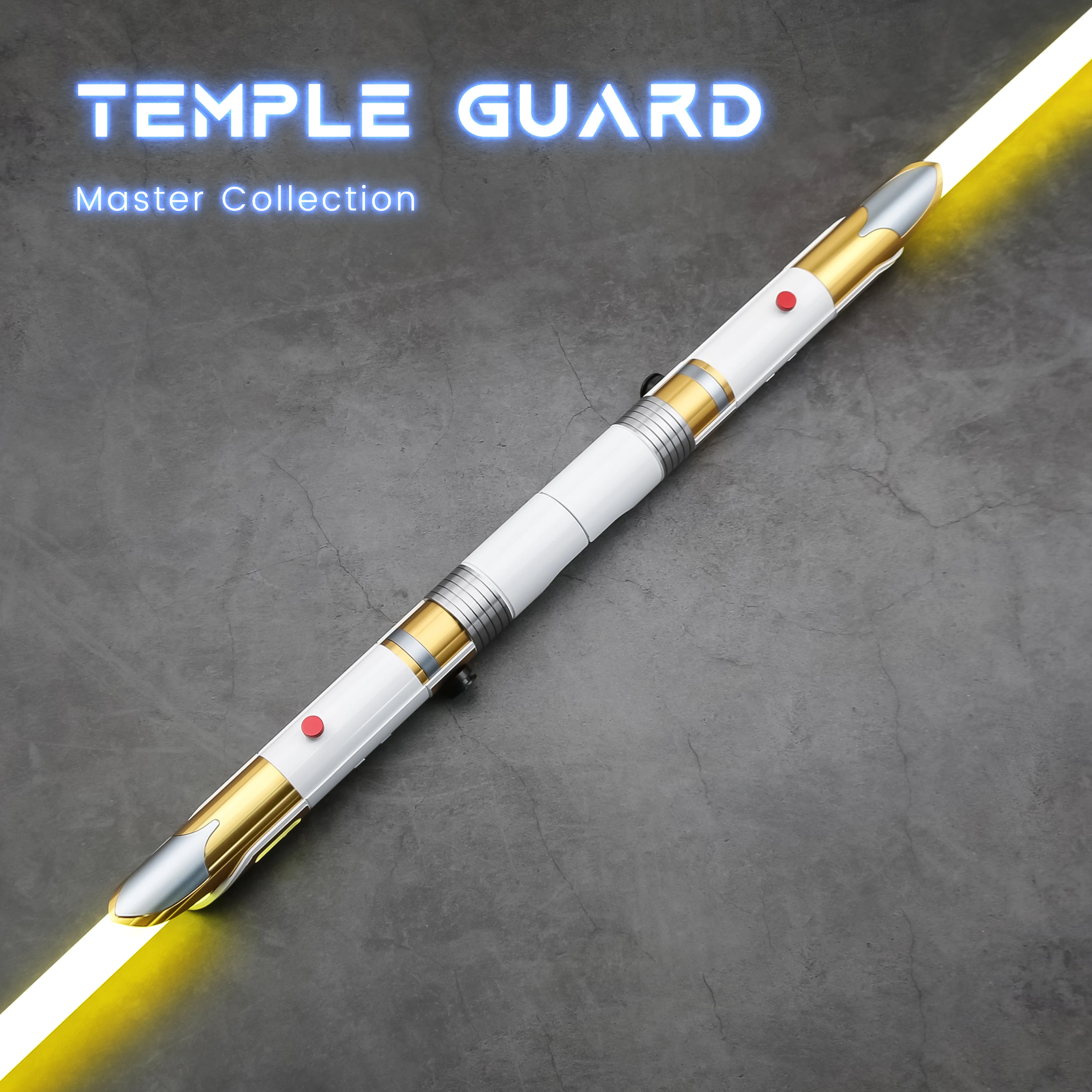 TXQJediTempleGuardlightsaberYellowDoubleBladeslightsaberPike