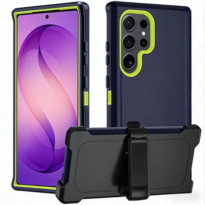 Shockproof Armor Defender Phone Case with Stand - Military-Grade Protector Cover