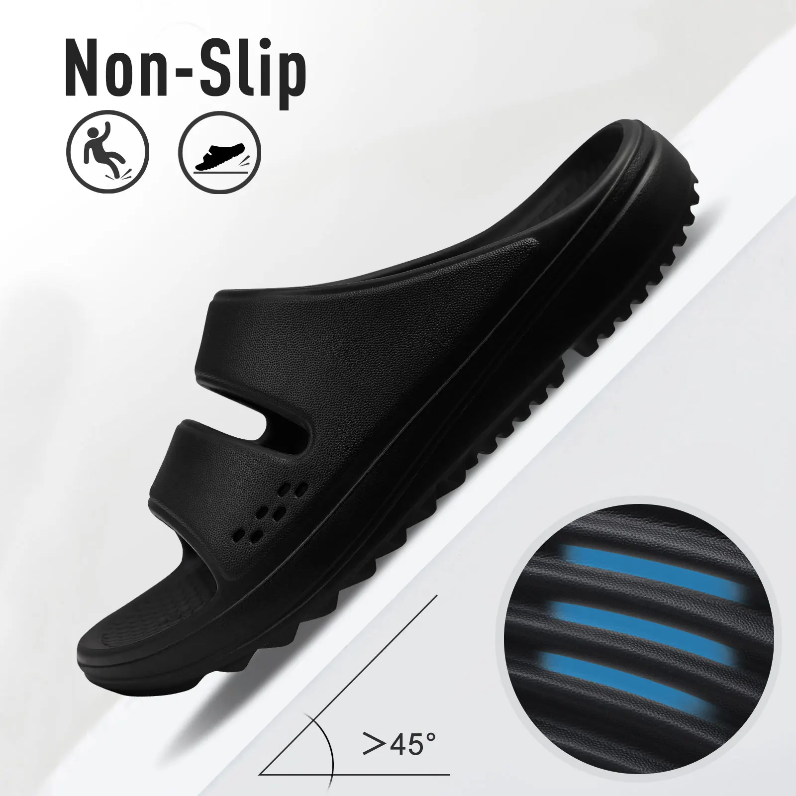 Bebealy Summer Soft Women Slippers New Women Platform Slippers EVA Insole Orthotic Home Slippers Outdoor Open Toe Beach Slides
