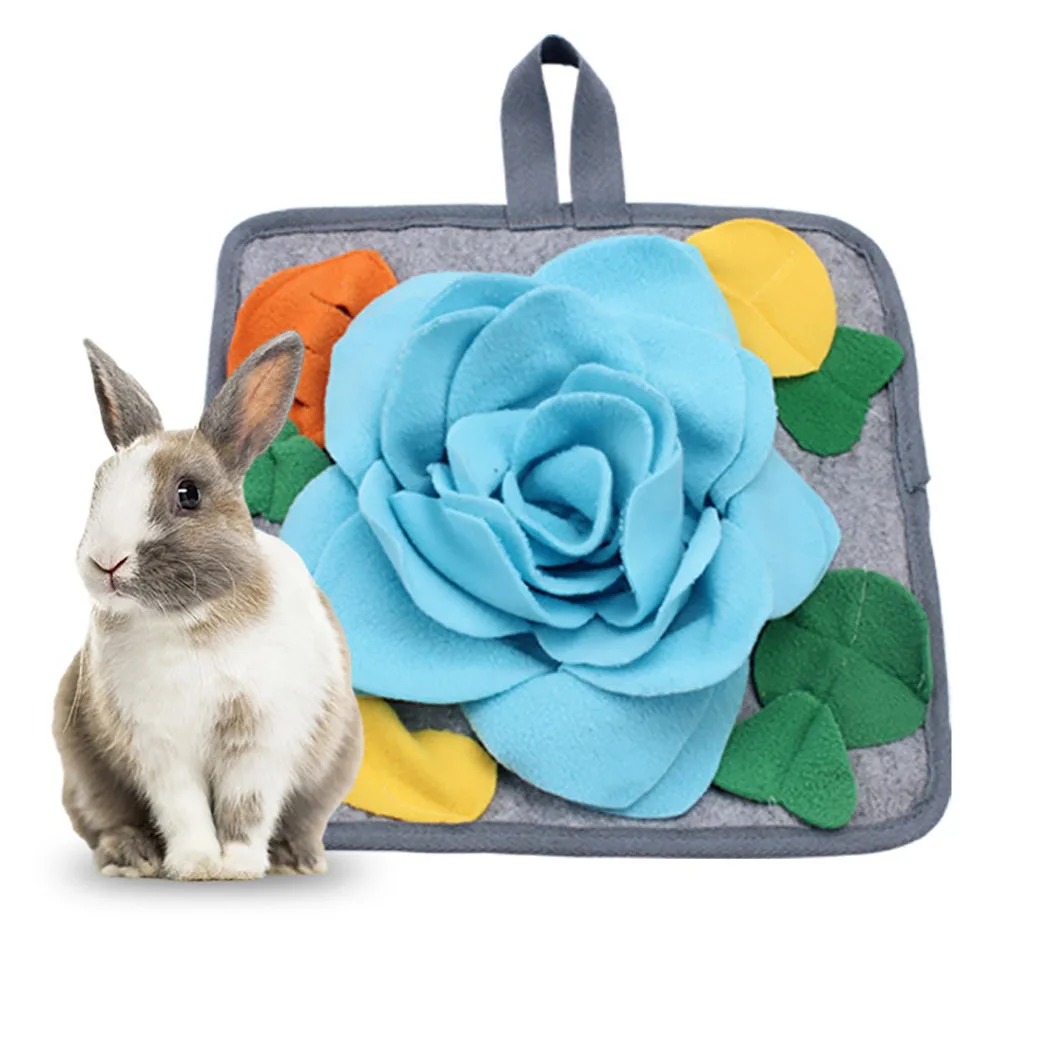 Pet Snuffle Mat for Dogs Encourages Natural Foraging Skills Kitten Puppy Rabbit Interactive Feed Game for Boredom Olfactory Pad pet toys pet exercise toy