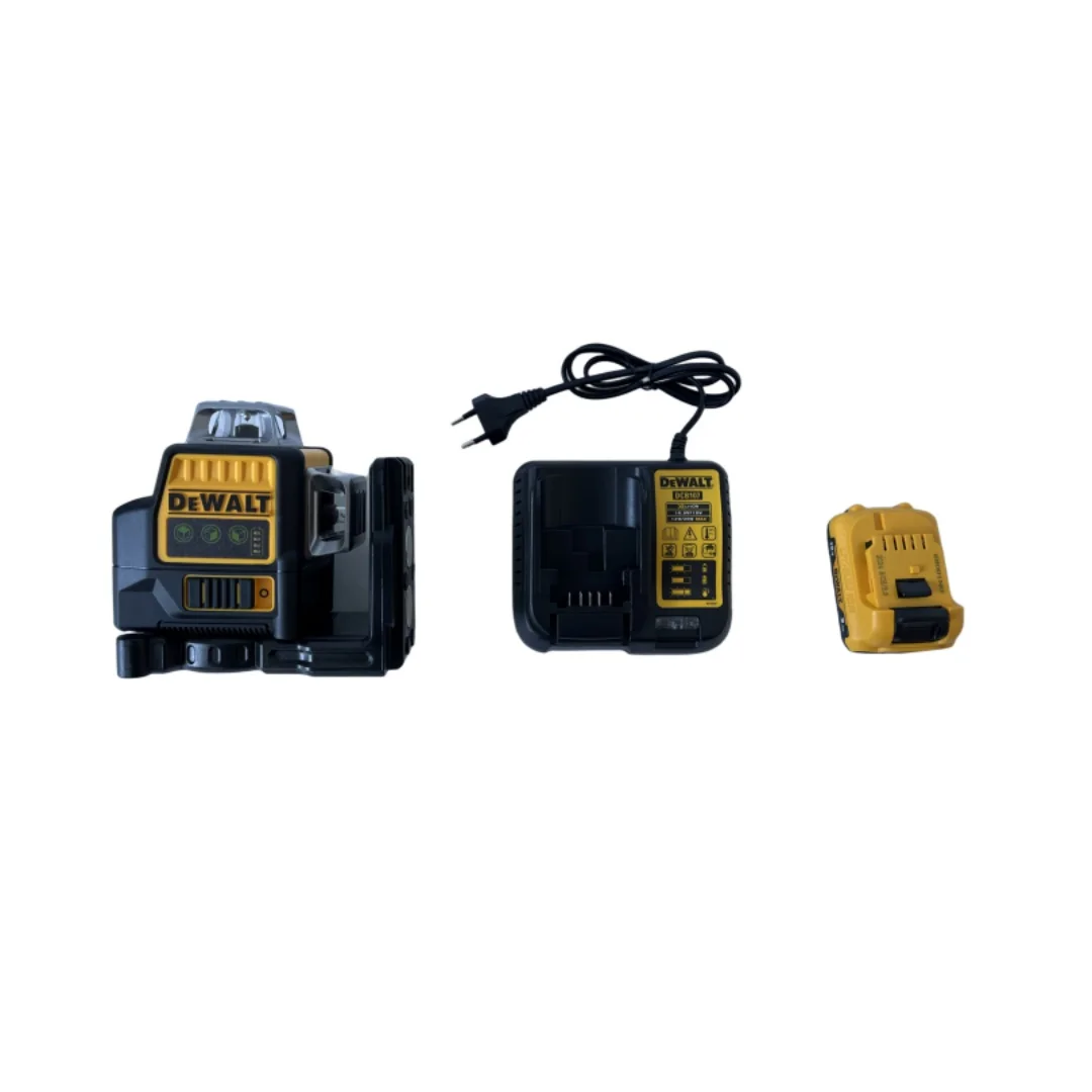 Dewalt DW089LG 12v 12 Line Laser Level Unit 3 Sides*360 Degree Vertical Self Levelling Green Professional Laser Level 6