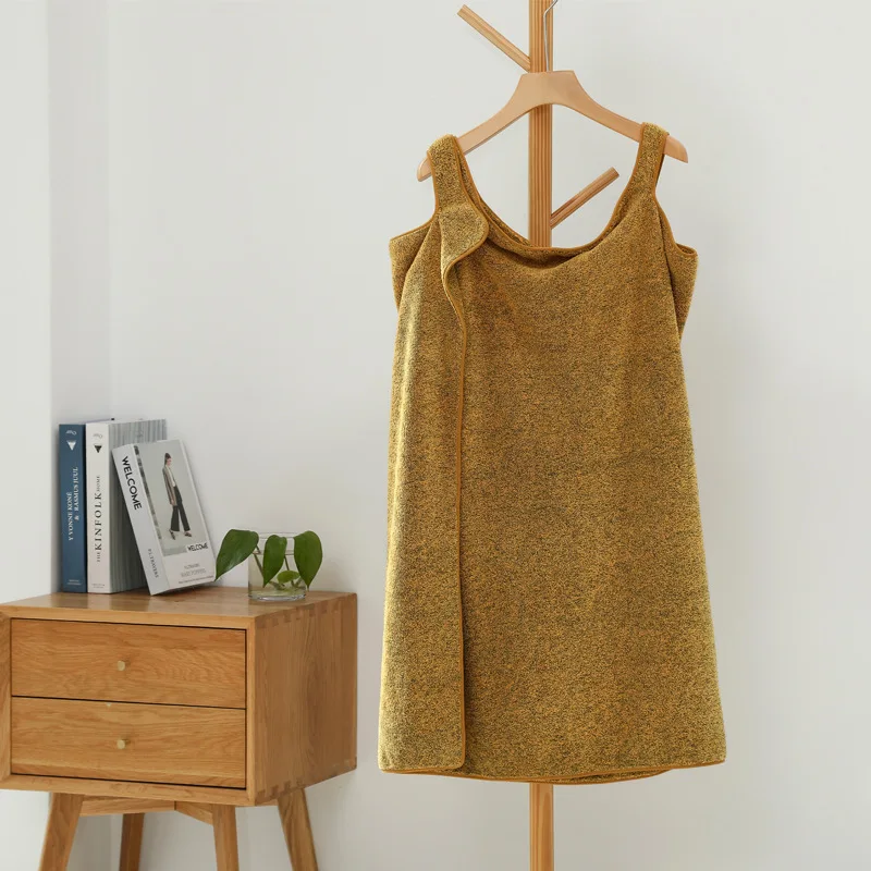 Bamboo Fiber Wearable Bathrobe for women