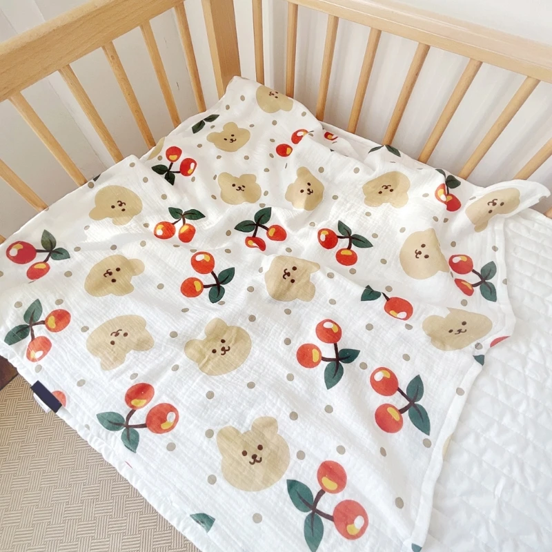 다채로운  Swaddles 담요  수신 담요 SwaddlingWrap 소년과 소녀를위한 4 레이어 BabyEssentials 선물
