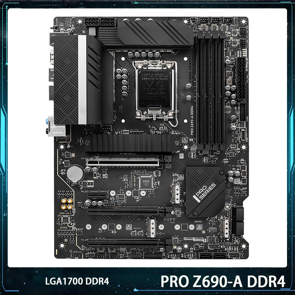 

New For Msi PRO Z690-A DDR4 Desktop Motherboard LGA1700 DDR4 SUPPORT I9 128G M.2*4 SATA3 USB3.2 ATX Works Perfectly High Quality