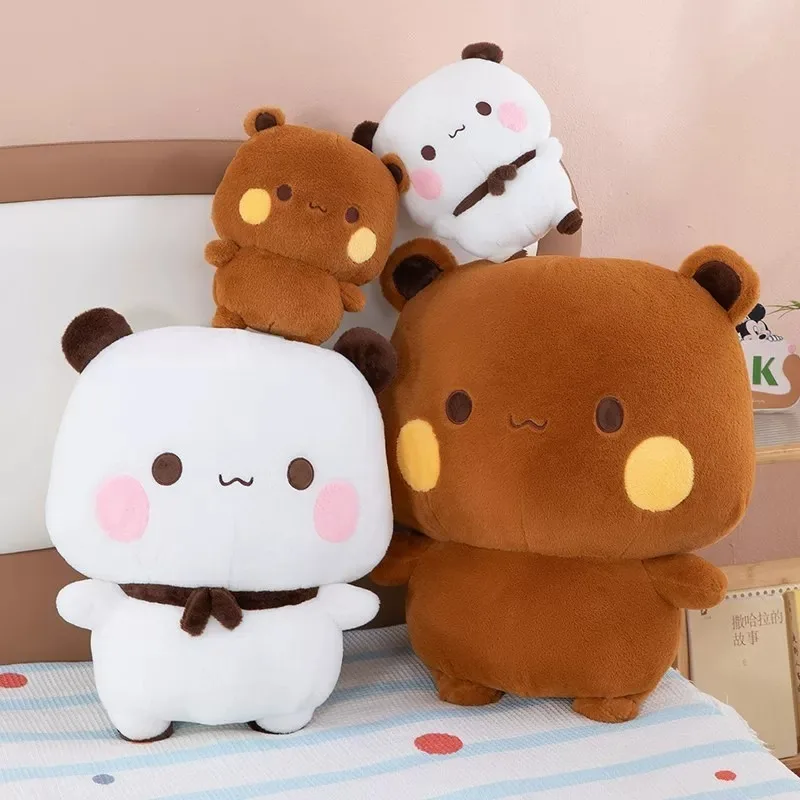 플러시인 이얼 부부 부부 두두 플러시 마스코트 인형 무관절 피규어 수집용 디스플레이 모델 홈 데코레이션 장식품 선물
